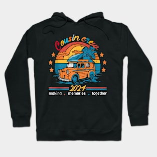 Cousin Crew 2024 Summer Vacation Beach Family Trips Matching Hoodie